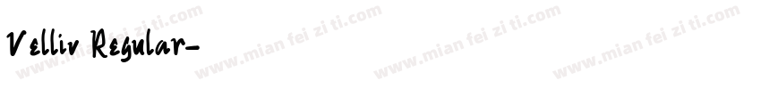 Velliv Regular字体转换